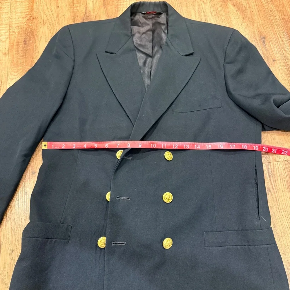 Vntg 1986 US Navy Officer Dress Blue Jacket Kass Wilner-Howard Lieutenant Cmdr